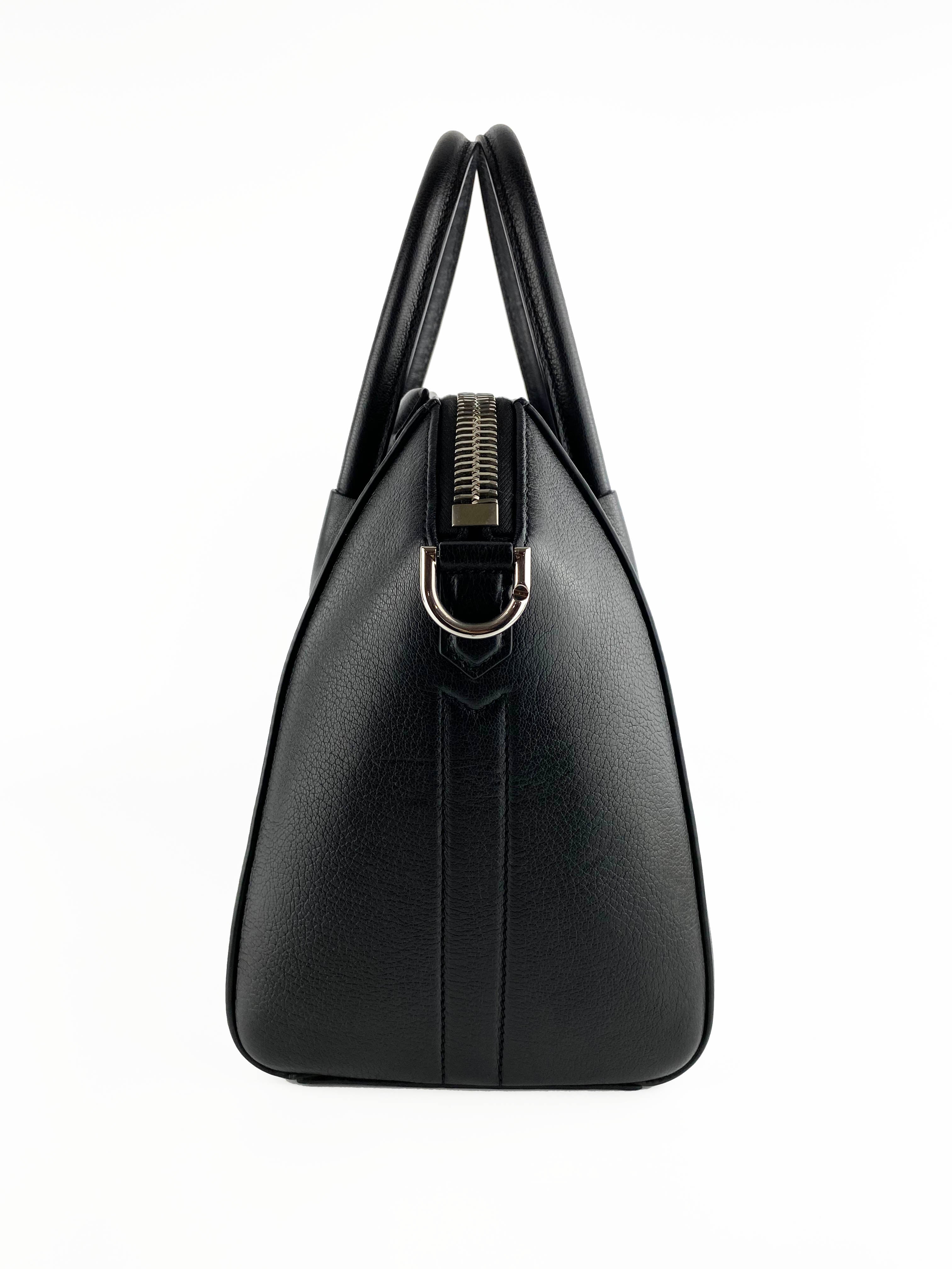 Givenchy Black Small Antigona Tote Bag - Luxury Leather Handbag for Women | Perfect for Work, Travel & Everyday Use