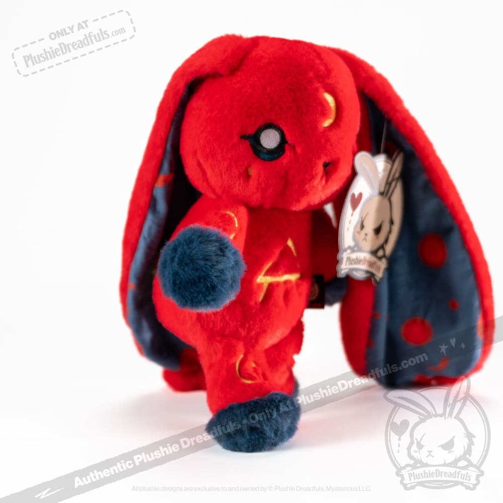 Plushie Dreadfuls Sickle Cell Anemia Awareness Rabbit - Soft Stuffed Animal Toy for Kids & Adults | Perfect for Comfort, Education, and Disease Awareness Gifts