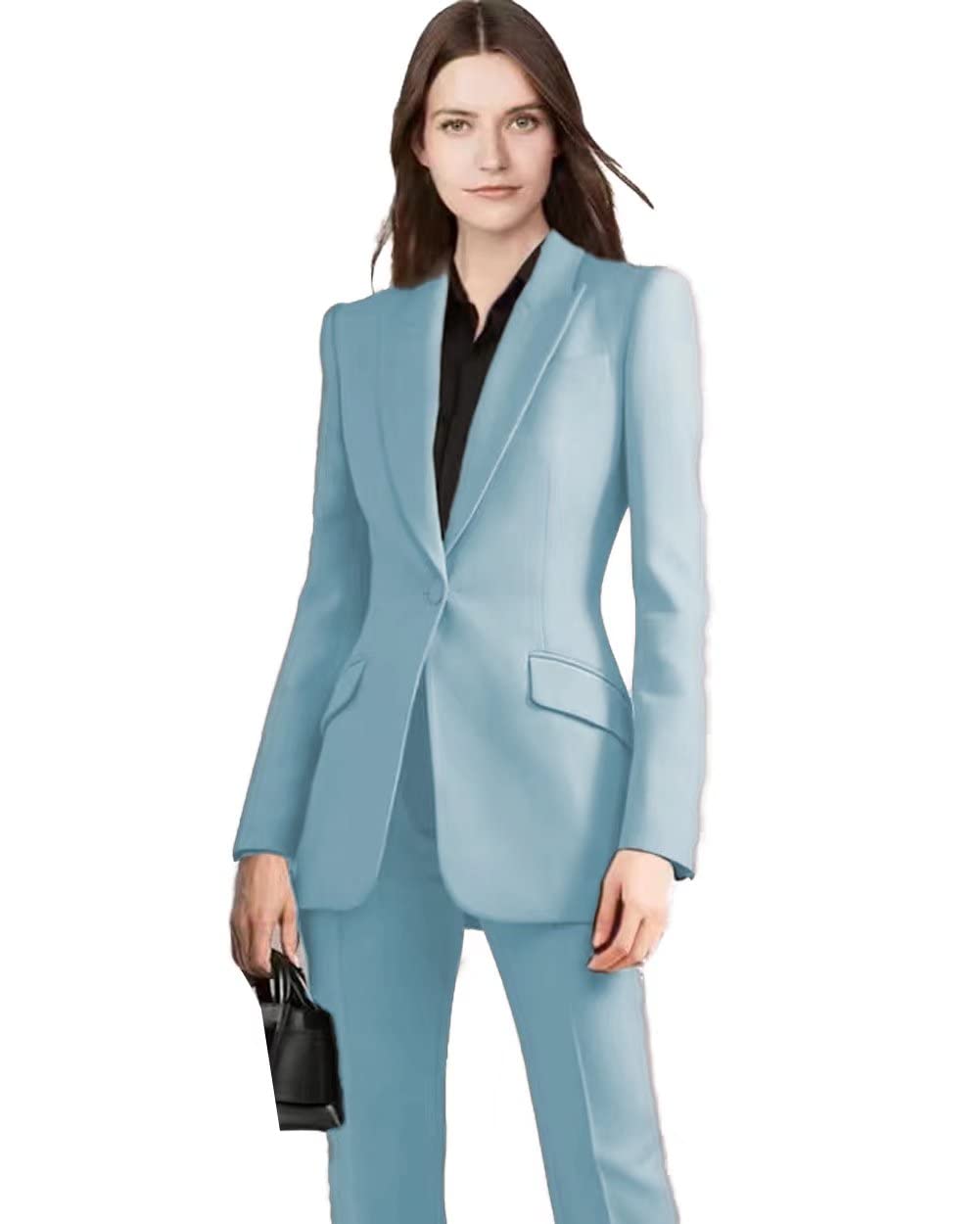 Women's 2-Piece Blazer Pant Suit Set - Professional Office Business Attire for Ladies | Perfect for Work, Interviews & Formal Events