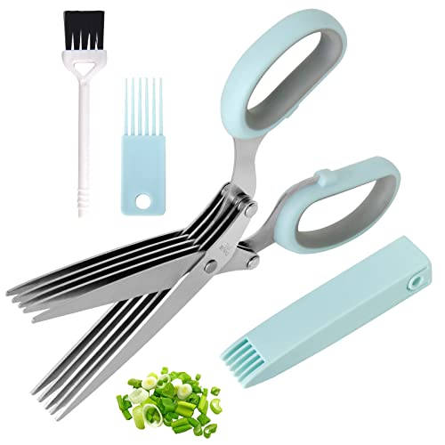 Blue Herb Scissors