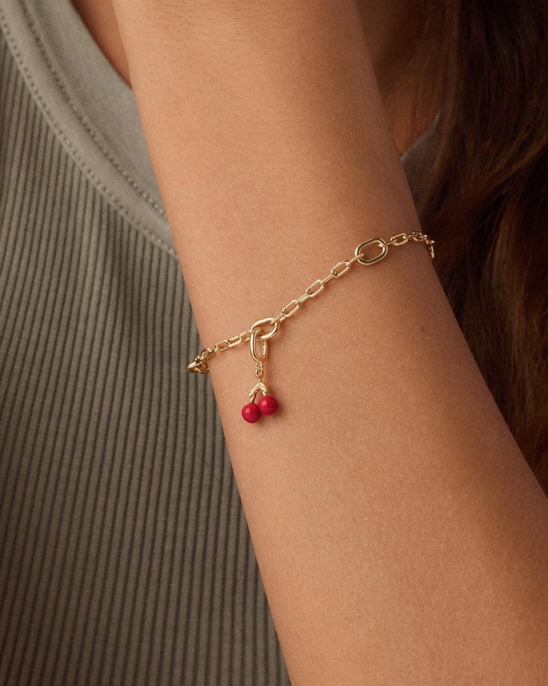 Cherry Parker Charm Necklace - Elegant & Stylish Jewelry for Women - Perfect for Parties, Weddings & Everyday Wear