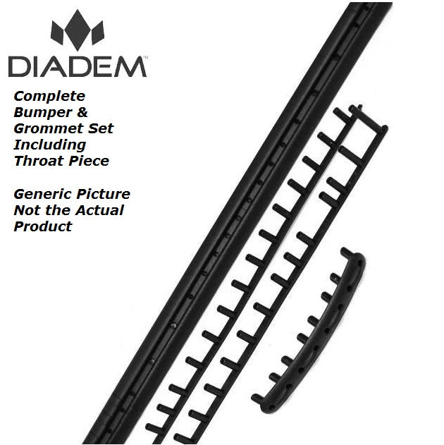 Diadem Elevate 98 / Tour 98 V3 Tennis Racquet Grommet Set (Black) - Perfect Replacement for Enhanced Performance & Durability on Court