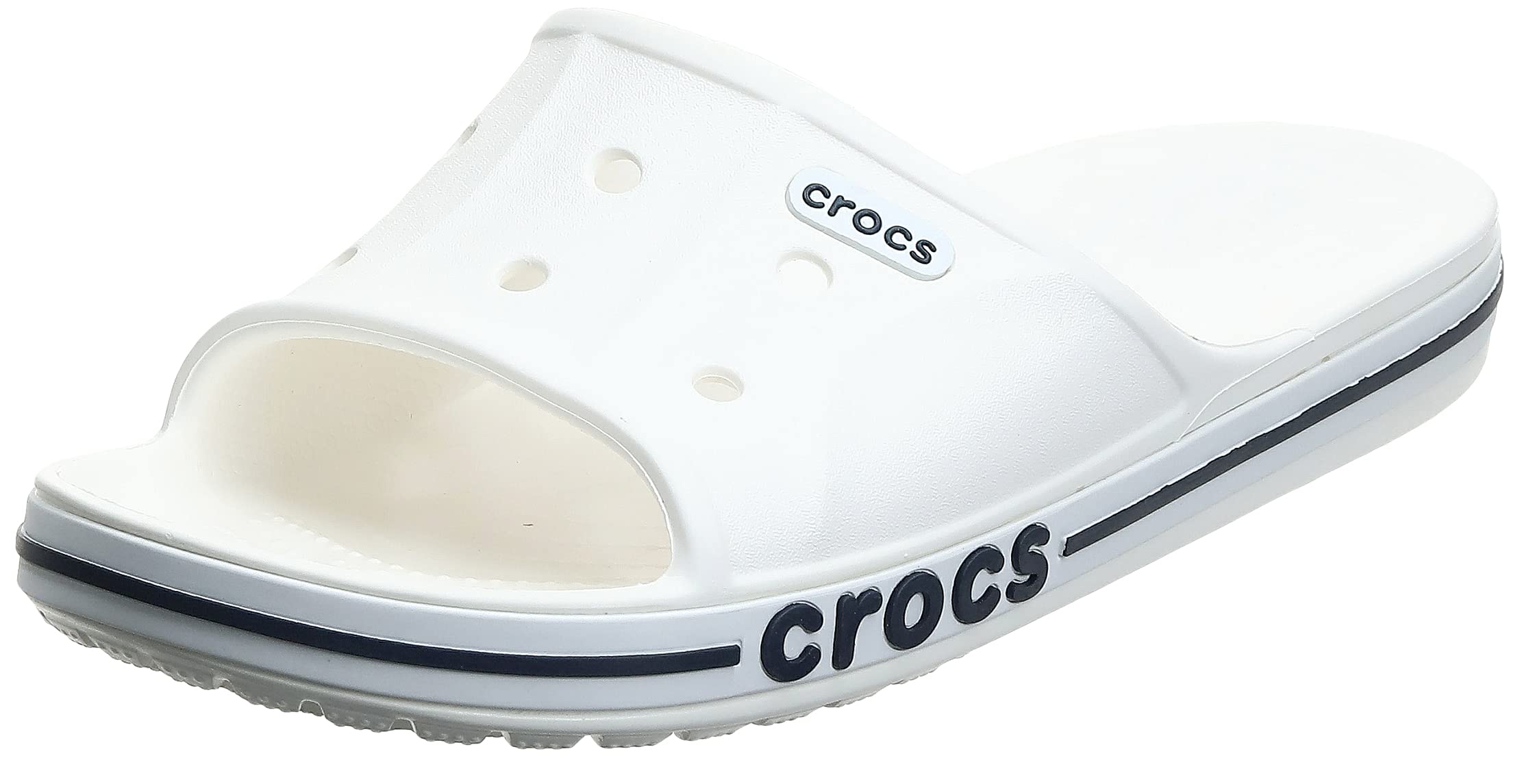 Crocs Unisex Bayaband Slide Sandals - Comfortable & Lightweight Beach Shoes for Men & Women | Perfect for Pool, Beach, and Casual Wear