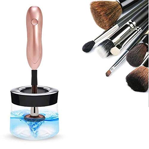 Rechargeable Electronic Makeup Brush Cleaner - Fast & Efficient Painting & Cosmetic Brush Washing Machine for Artists & Makeup Lovers | Perfect for Home Studio & Professional Use