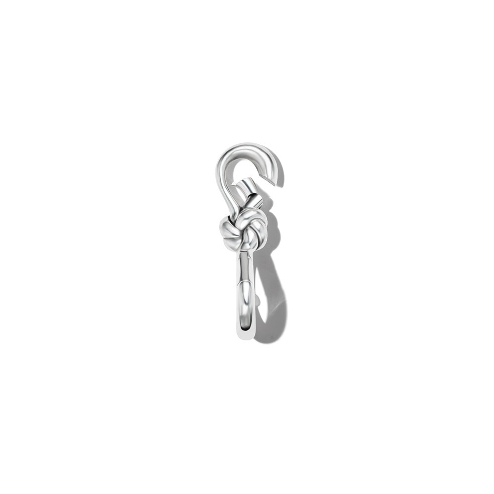Marla Aaron Sterling Silver True Lover's Knot Lock Necklace - Romantic Gift for Her, Anniversary & Valentine's Day Jewelry