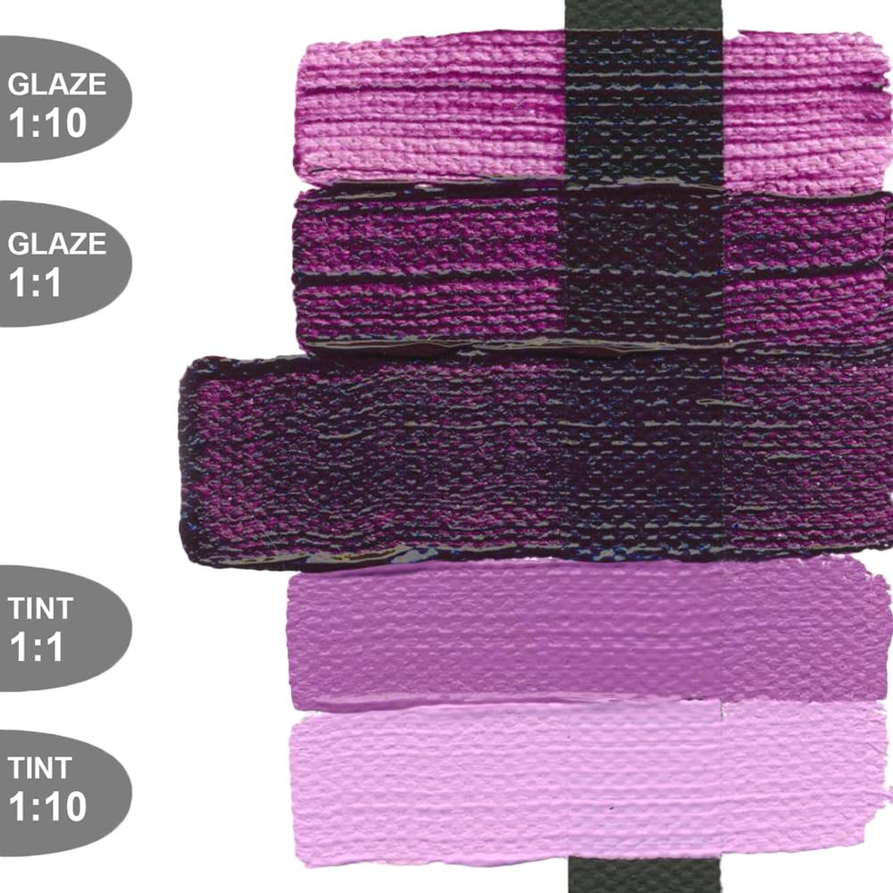 GOLDEN Heavy Body Acrylic Paint - Permanent Violet Dark (32 fl. oz Jar) | Professional Grade Transparent Acrylics for Canvas Painting, Murals & Fine Art | High-Quality Artist Paints for Studio & Classroom Use