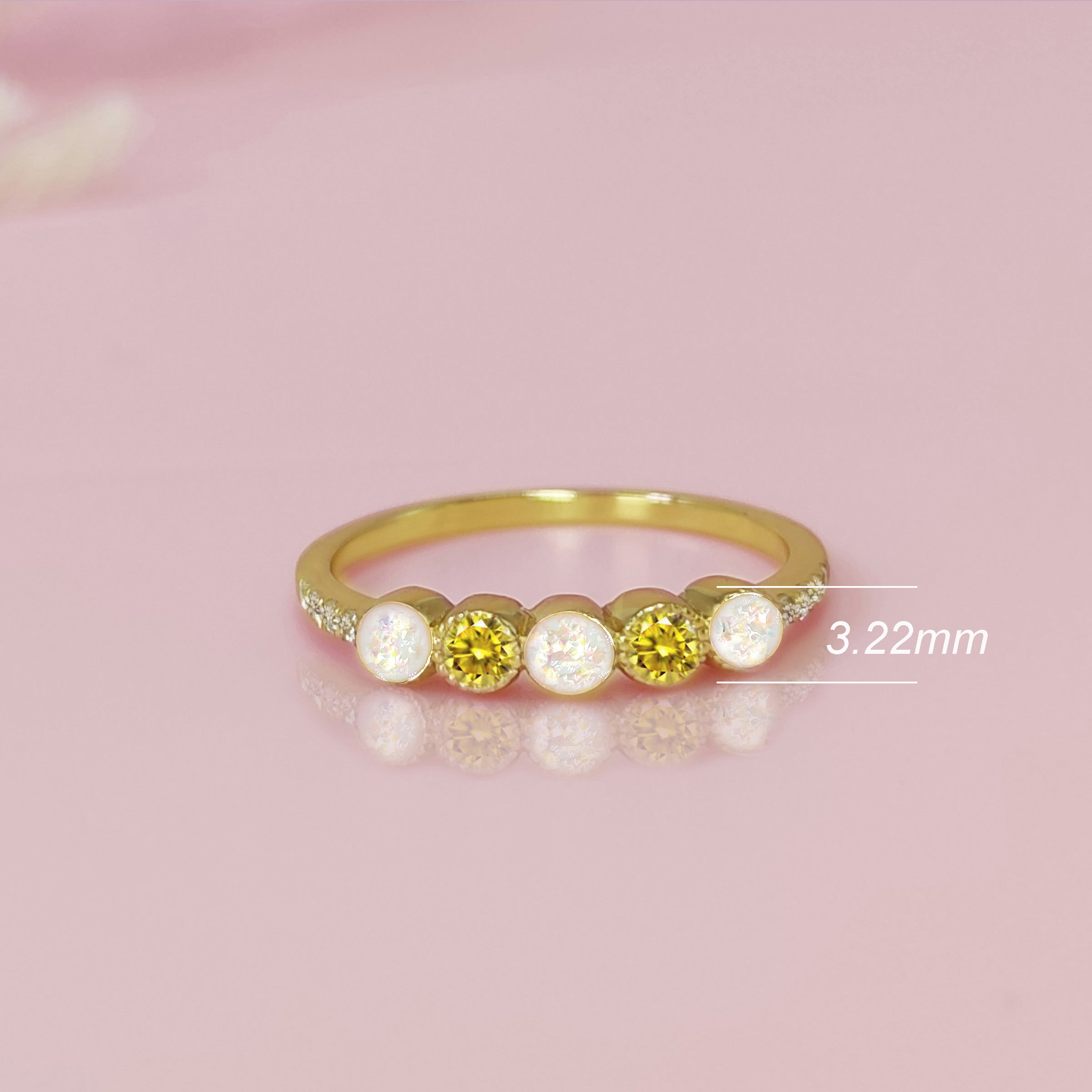 Personalized Birthstone Ashes Ring - Memorial Jewelry for Loved Ones | Cremation Keepsake for Women & Men - Perfect for Remembrance, Anniversaries & Healing