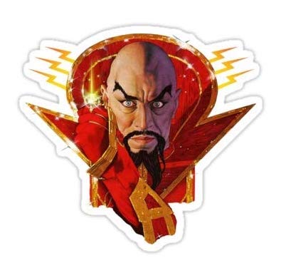 (Set of 3) Ming The Merciless Vinyl Decal Stickers - Waterproof Car, Laptop, Phone, Wall Decals - Perfect for Cars, Trucks, Windows, Gaming Setups & Home Decor
