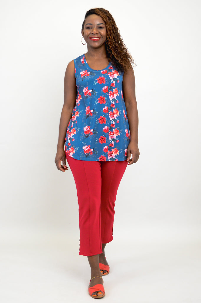 Jazz Tank Top - Rosaline Bamboo Fabric - Women's Casual & Comfortable Summer Tops - Perfect for Yoga, Beach & Everyday Wear
