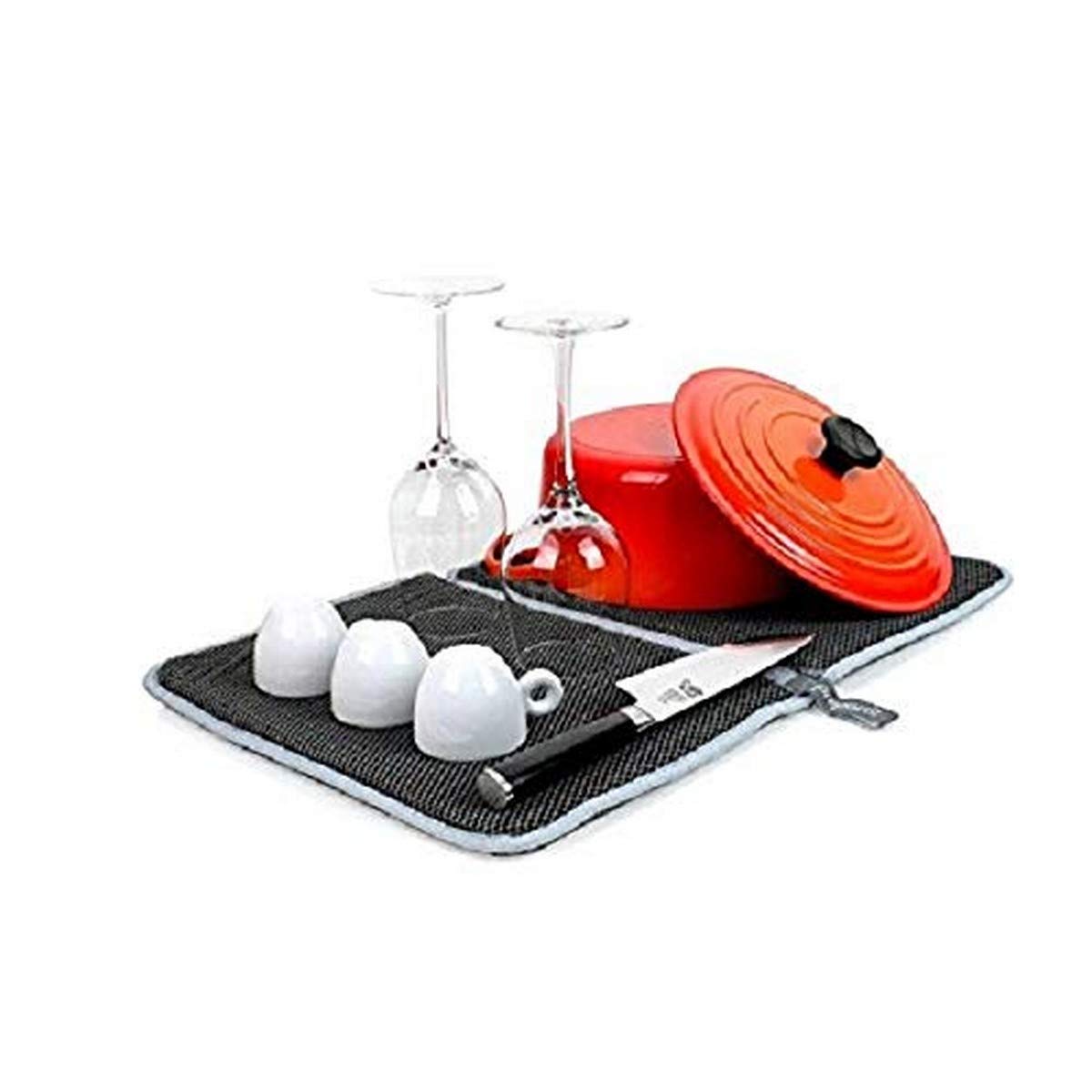 Dry Dock Hygienic Dish Rack - Space Saving Kitchen Organizer