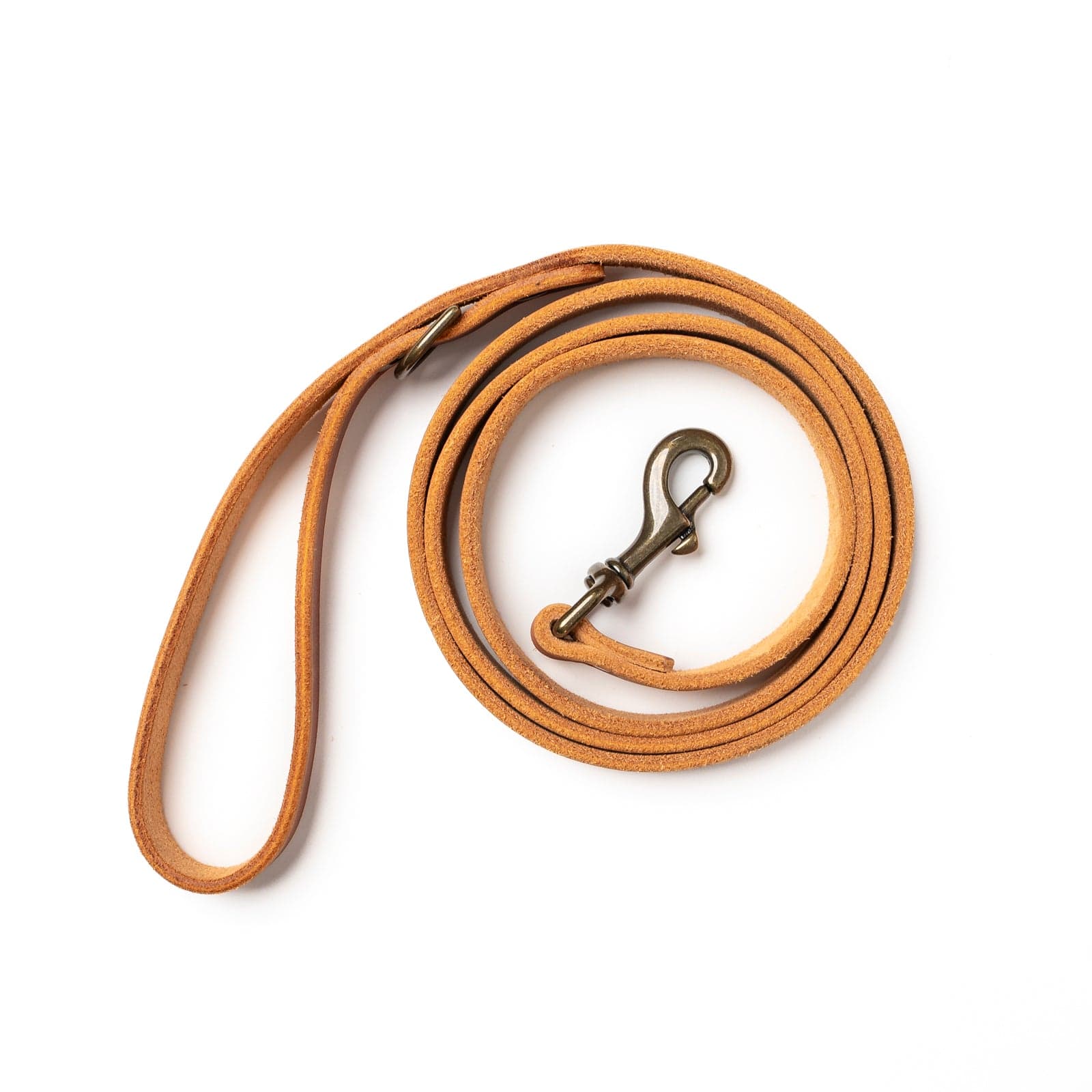 Premium Genuine Leather Dog Leash - Durable & Adjustable Pet Walking Lead for Small Medium Large Dogs - Perfect for Daily Walks, Training & Outdoor Adventures