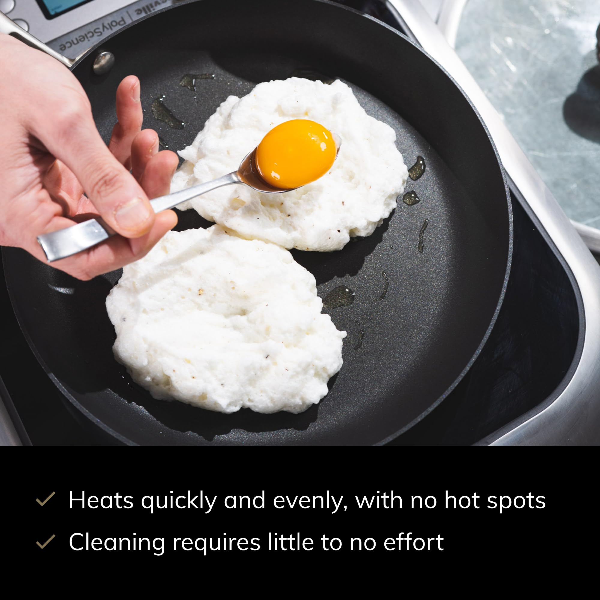 Scanpan Professional 8-Inch Nonstick Fry Pan Set of 2 - Premium Danish Cookware - Oven, Dishwasher & Metal Utensil Safe - Perfect for Sautéing, Frying & Everyday Cooking