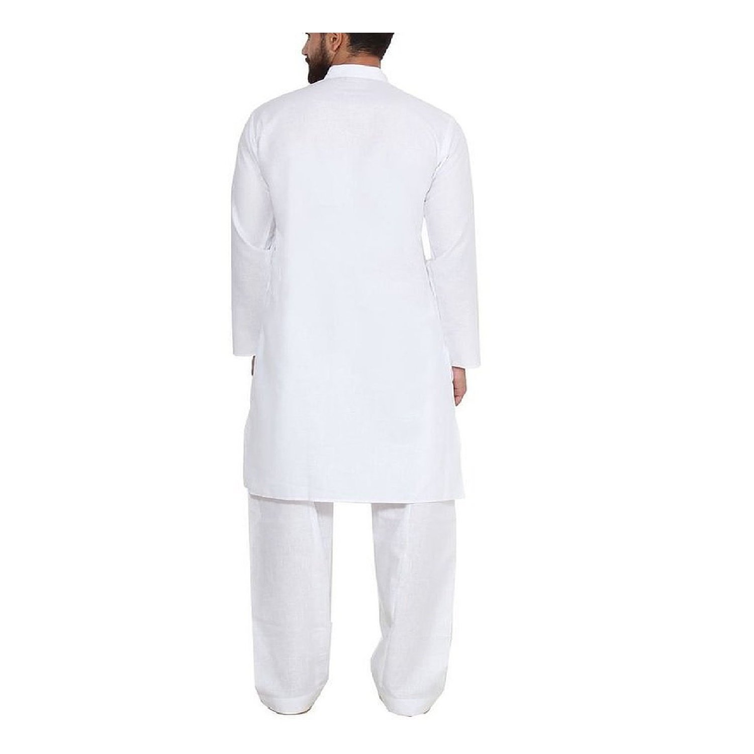 Men's Cotton Yoga Kurta Pajama Set - Comfortable & Breathable Traditional Indian Wear for Meditation, Workout & Relaxation