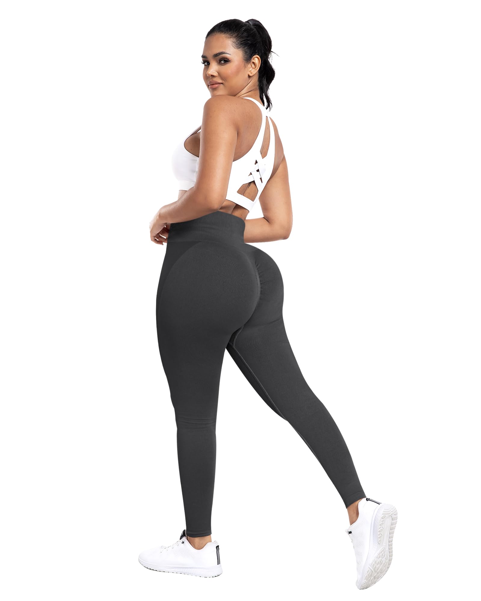 **ATHVOTAR 3 Pack High Waist Seamless Scrunch Butt Lifting Leggings for Women - Tummy Control Gym Workout Yoga Pants for Booty Enhancement & Comfort**    *(Perfect for Gym, Yoga, Running & Everyday Wear - Flattering & Supportive Activewear)*