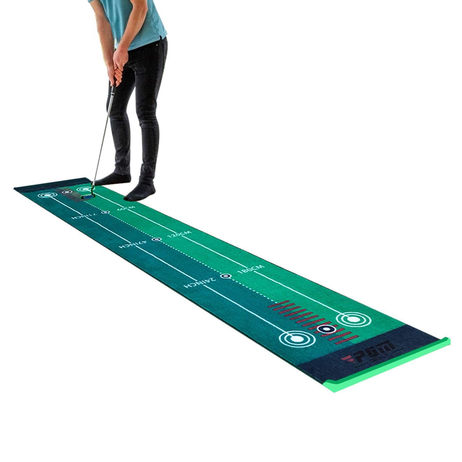 Premium Golf Putting Mat with Automatic Ball Return - Indoor Portable Putting Green for Home & Office Practice - Perfect for Training, Warm-Up & Leisure Play