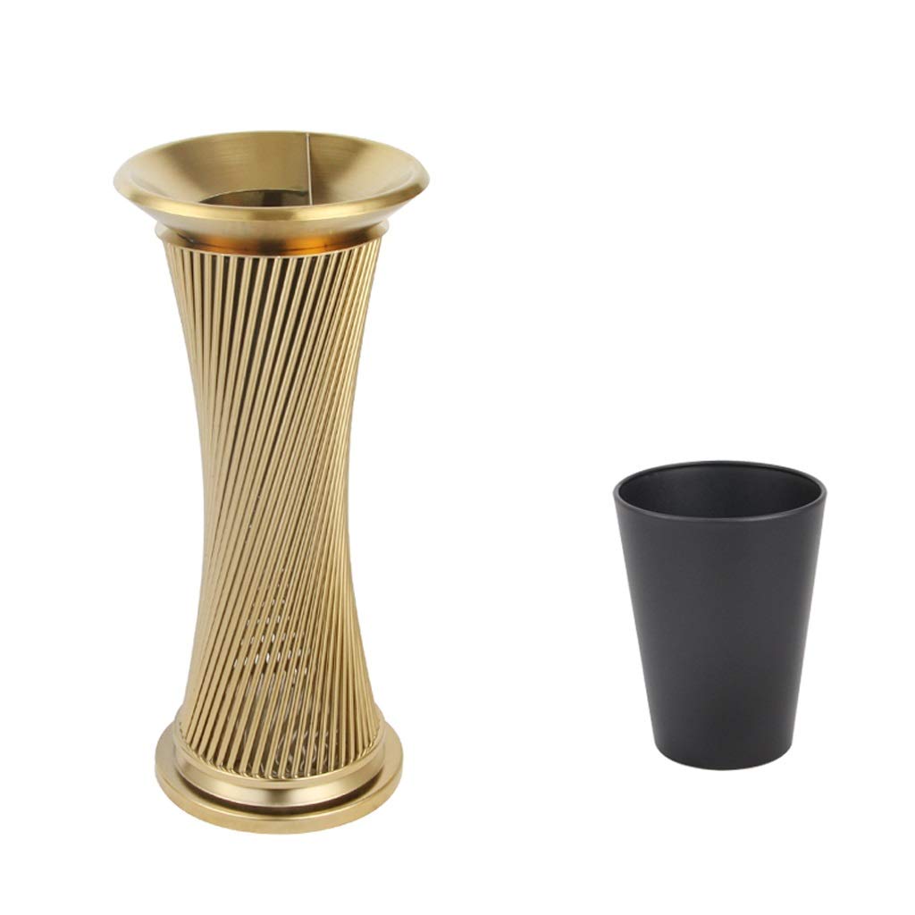 Stainless Steel Outdoor Floor Standing Ashtray - Tall Fixed Cigarette Butt Trash Can for Smoking Areas | Durable & Classic Design for Patios, Gardens, and Public Spaces