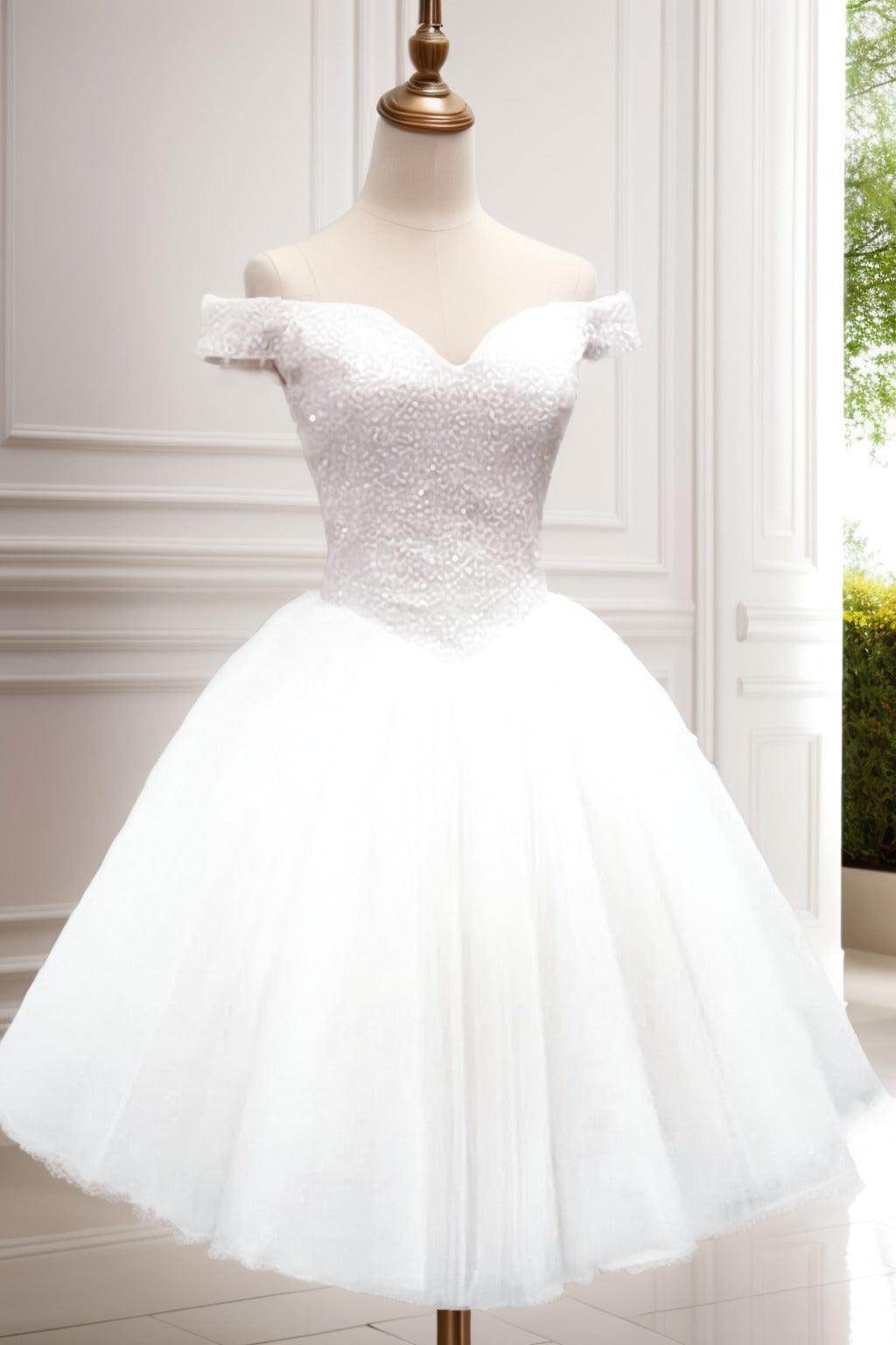 Princess Knee-Length Tulle Homecoming Dress CS0523 - Elegant Prom, Party & Formal Dance Gown for Teens & Juniors