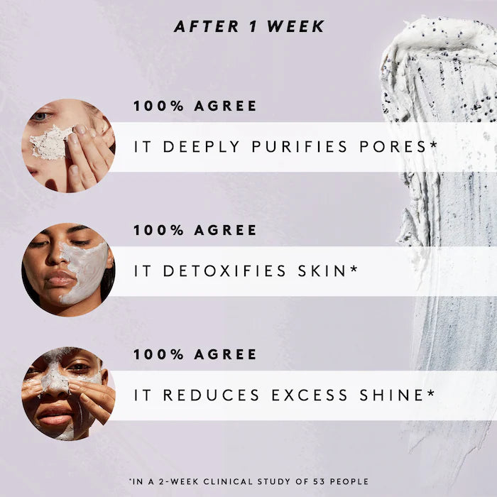 Fenty Skin Detoxifying Pore Clay Face Mask by Cookies N Clean™ - Deep Cleansing for Acne & Blackheads, Vegan & Cruelty-Free Skincare for Oily & Combination Skin