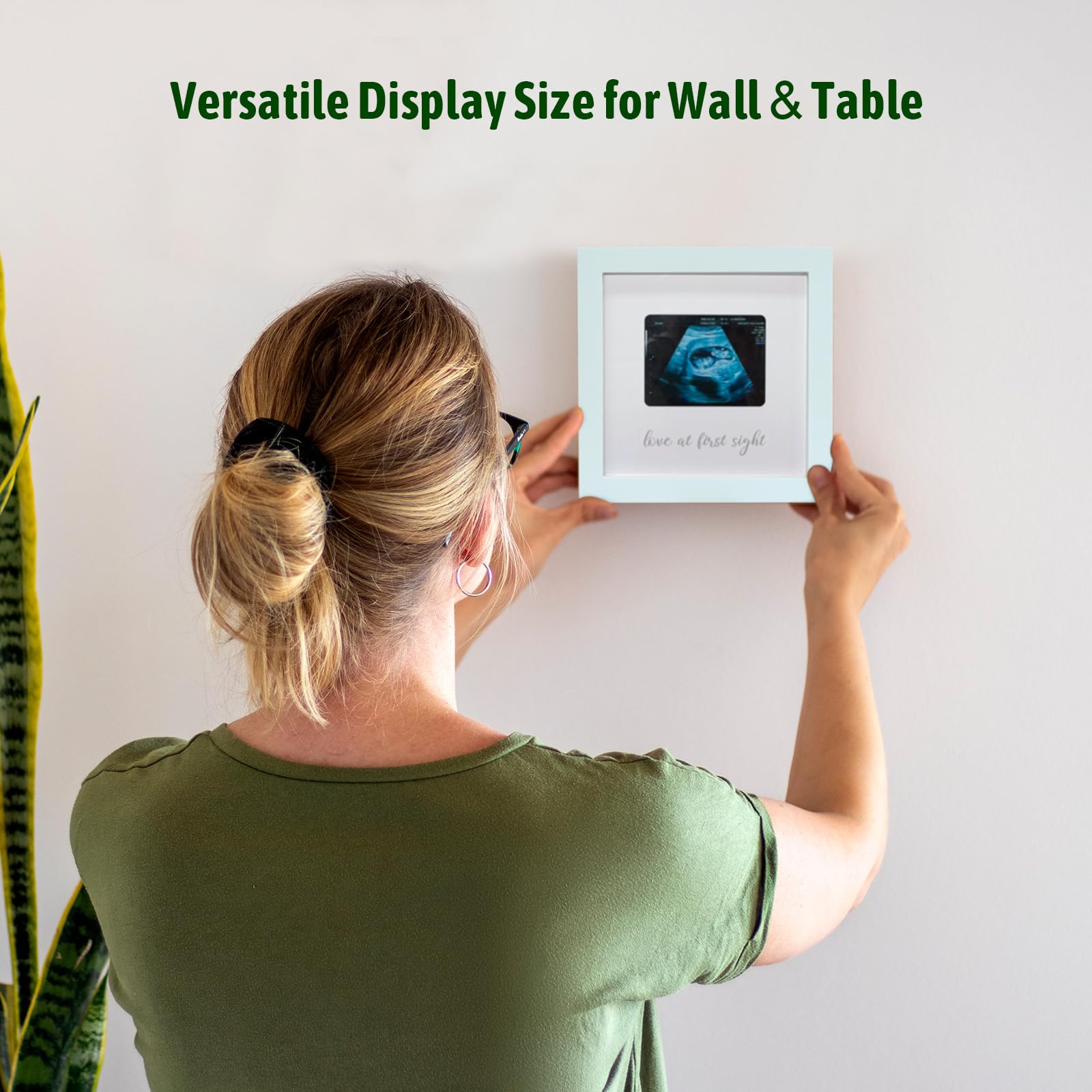 Ultrasound Picture Frame - Pregnancy Announcement Gift for Grandparents | Nursery Décor