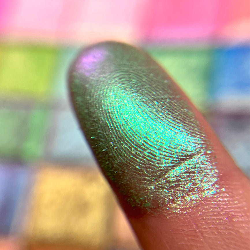 Electric Multichrome Eyeshadow Palette - Long-Lasting, Highly Pigmented Makeup for Stunning Eye Looks | Perfect for Parties, Date Nights, and Special Occasions