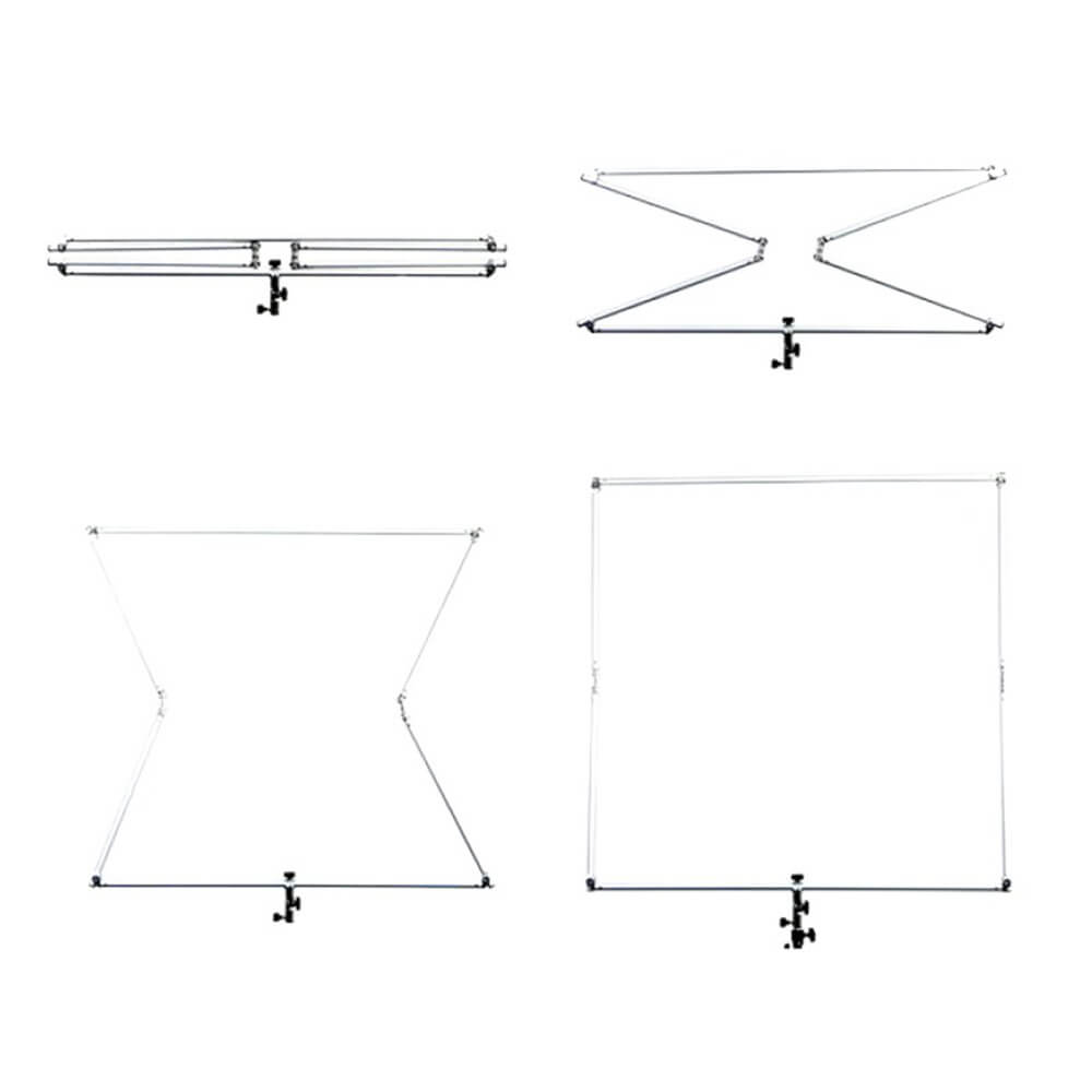 35.4x35.4 Inch Foldable Scrim Diffuser Panel with C Stand - Professional Photography Lighting Equipment for Studio, Portrait & Video Shooting