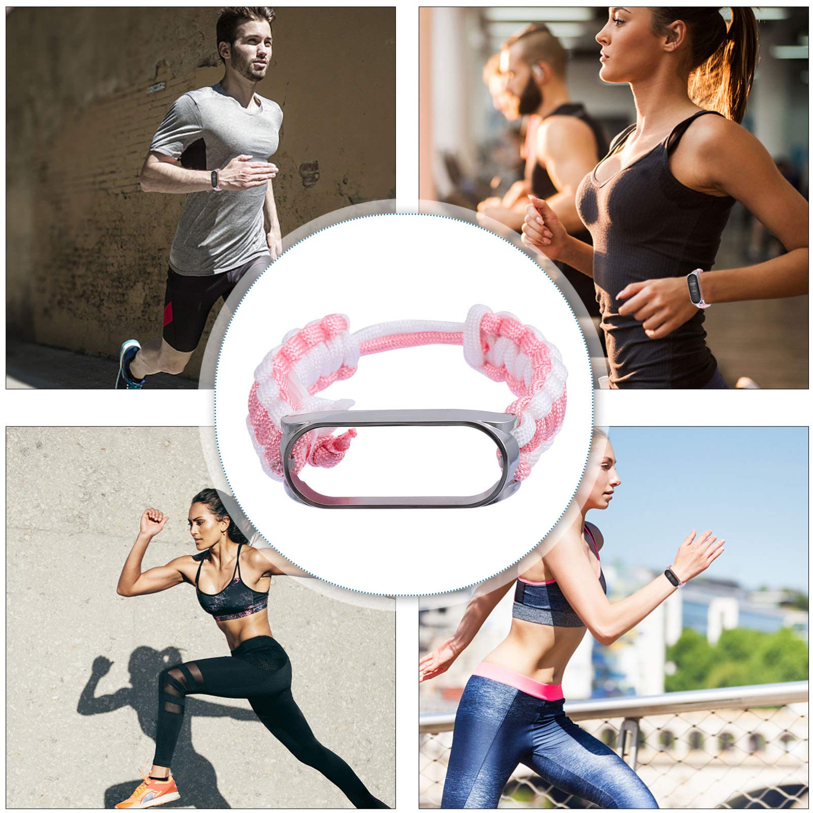 UKCOCO Silicone Watch Band - Durable Zinc Alloy Sports Strap for Smartwatches & Fitness Trackers