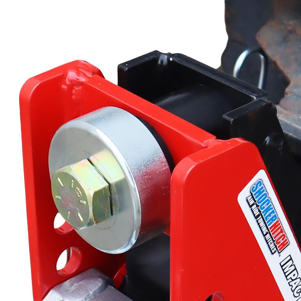 Shock Absorbing Hitch Receiver with Impact Cushioning - Complete 2.5