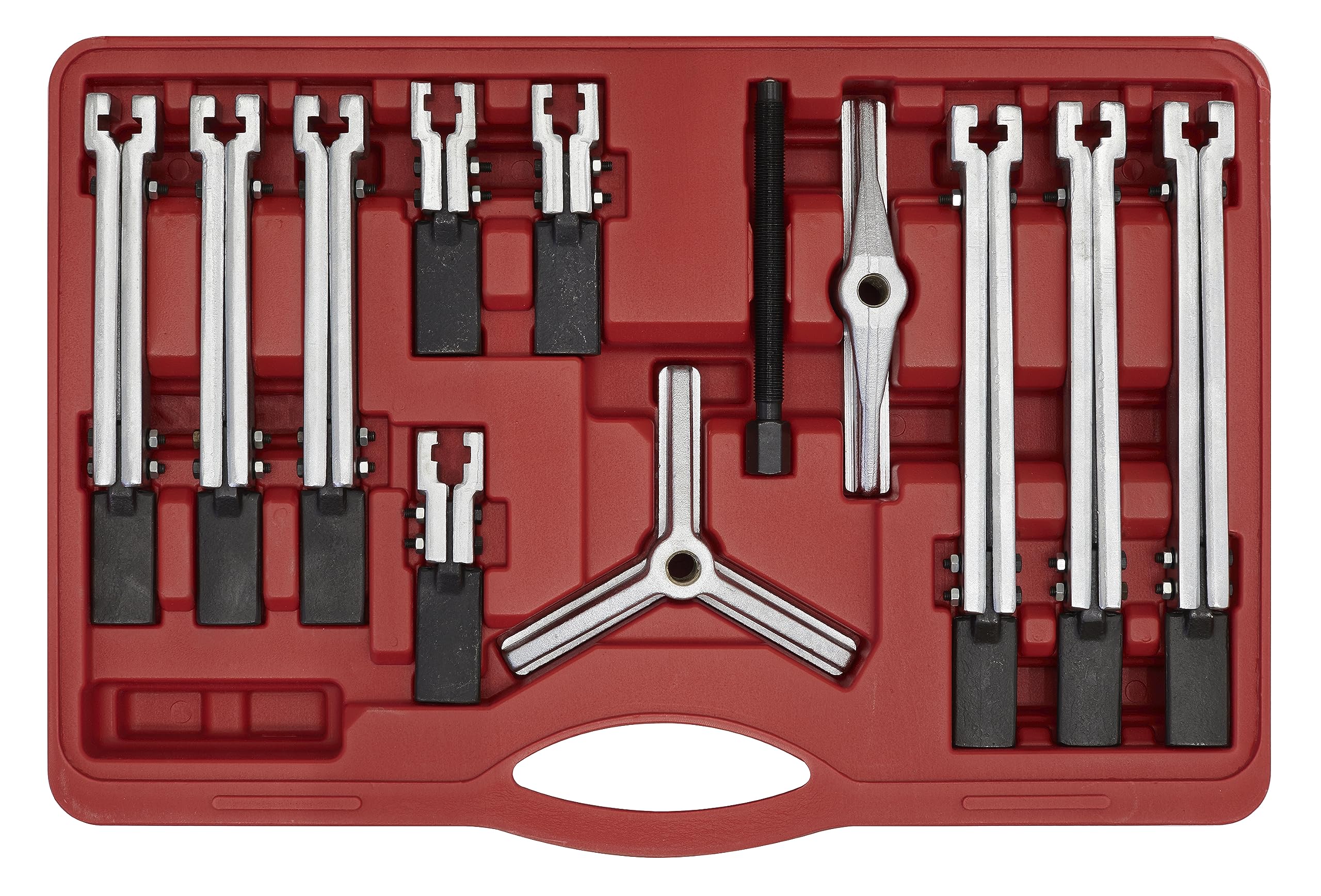 Sealey PS900 12-Piece Bearing & Gear Puller Set - Professional Automotive Tool Kit for Removing Bearings, Gears, and Pulleys (Ideal for Mechanics, DIY Car Repairs, and Industrial Maintenance)