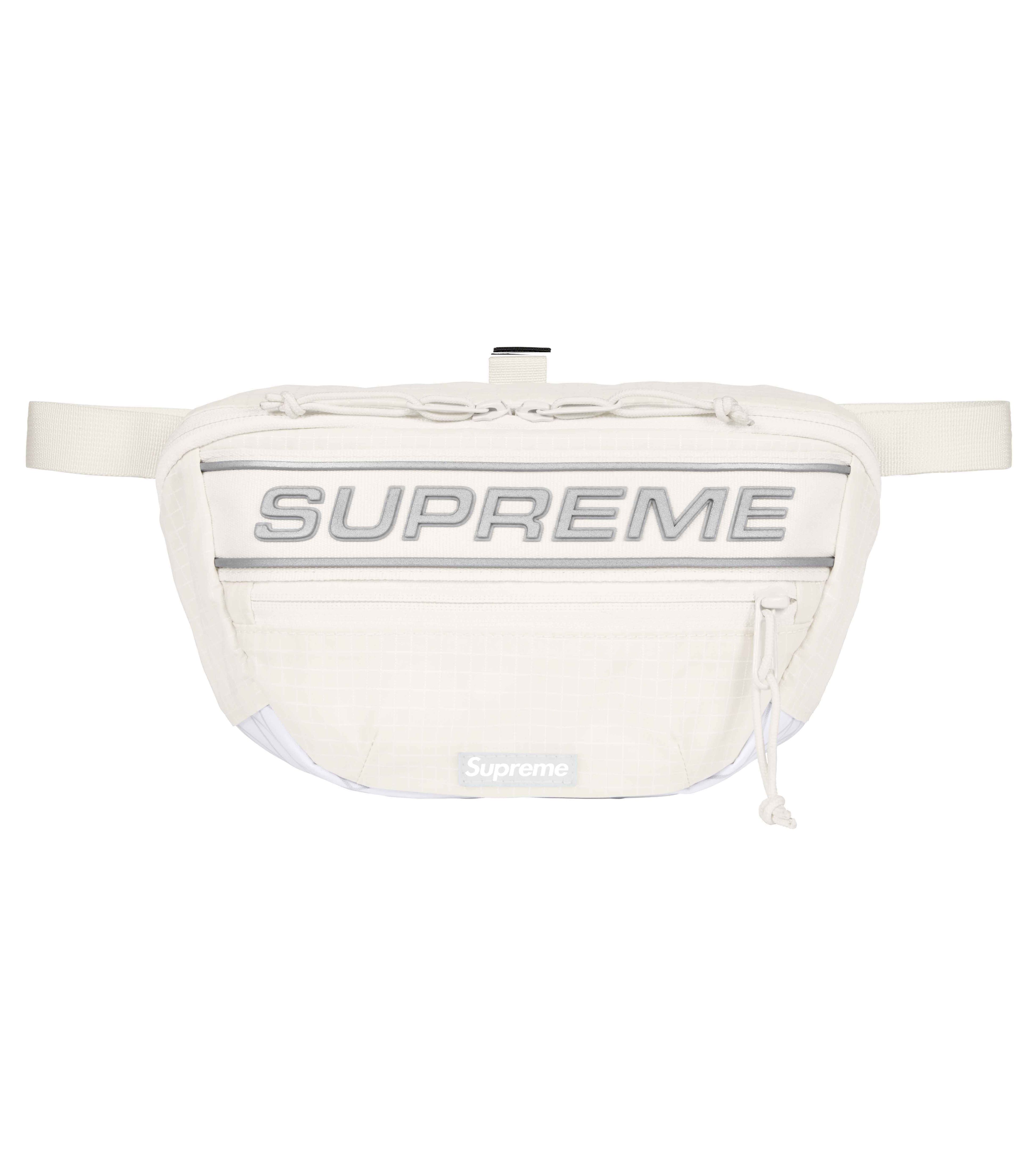 Supreme 55th Waist Bag White - Stylish Crossbody Fanny Pack for Men & Women - Perfect for Travel, Hiking, and Outdoor Activities