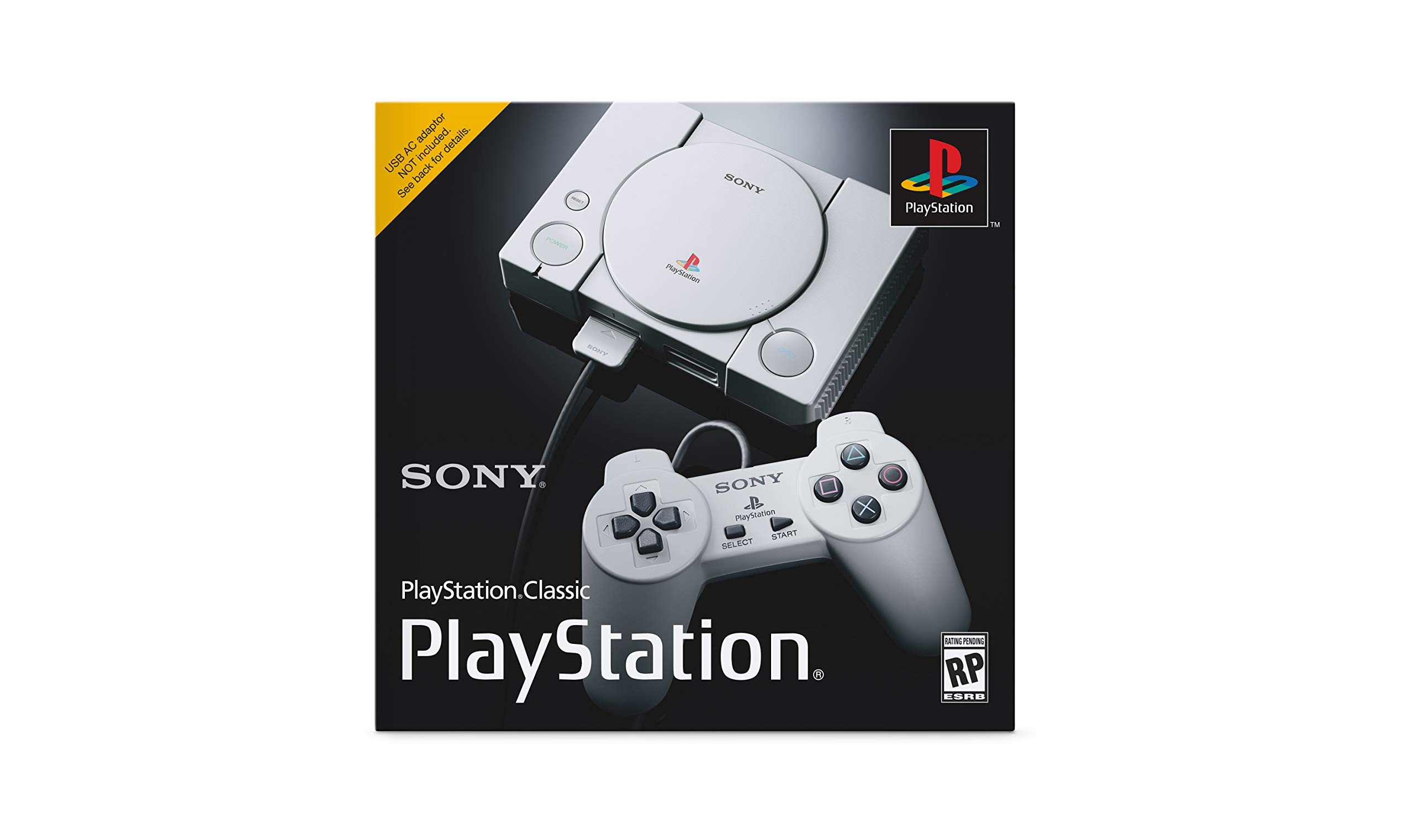 Refurbished PlayStation Classic Console - Mini Retro Gaming System with 20 Pre-Loaded Games | Perfect for Home Entertainment & Nostalgic Gaming Experience