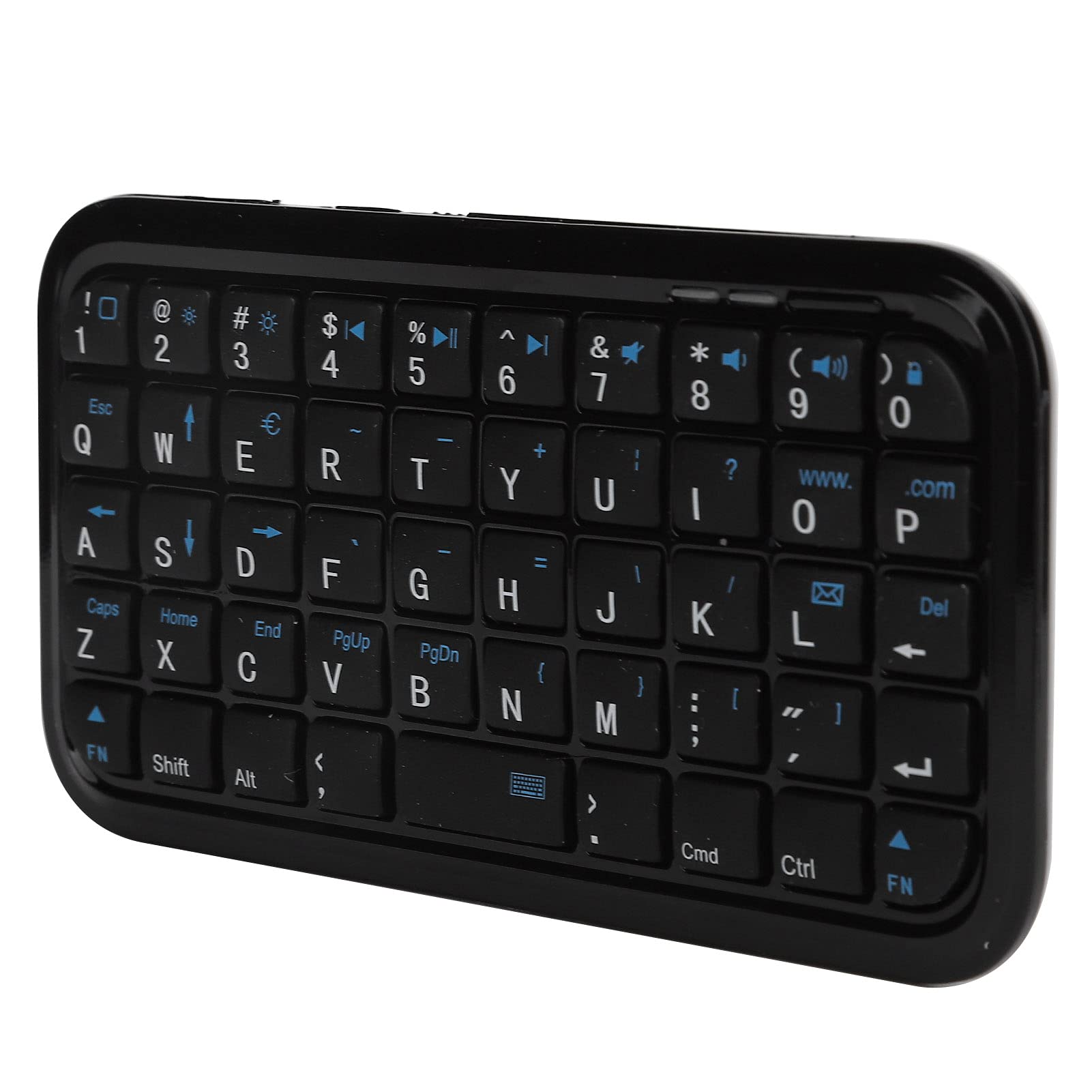 PUSOKEI Mini Bluetooth Keyboard - Rechargeable Wireless Keyboard with Lithium Battery for iPad 1/2/Air, Android Tablets & Smartphones | Perfect for Travel, Office & Home Use