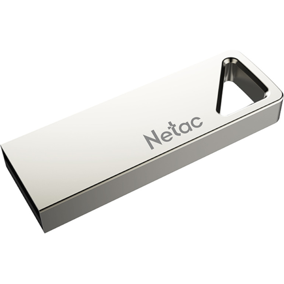 Netac U326 16GB USB 2.0 Flash Drive - Zinc Alloy Metal USB Stick for Data Storage, File Transfer - Perfect for Office, School, and Travel Use