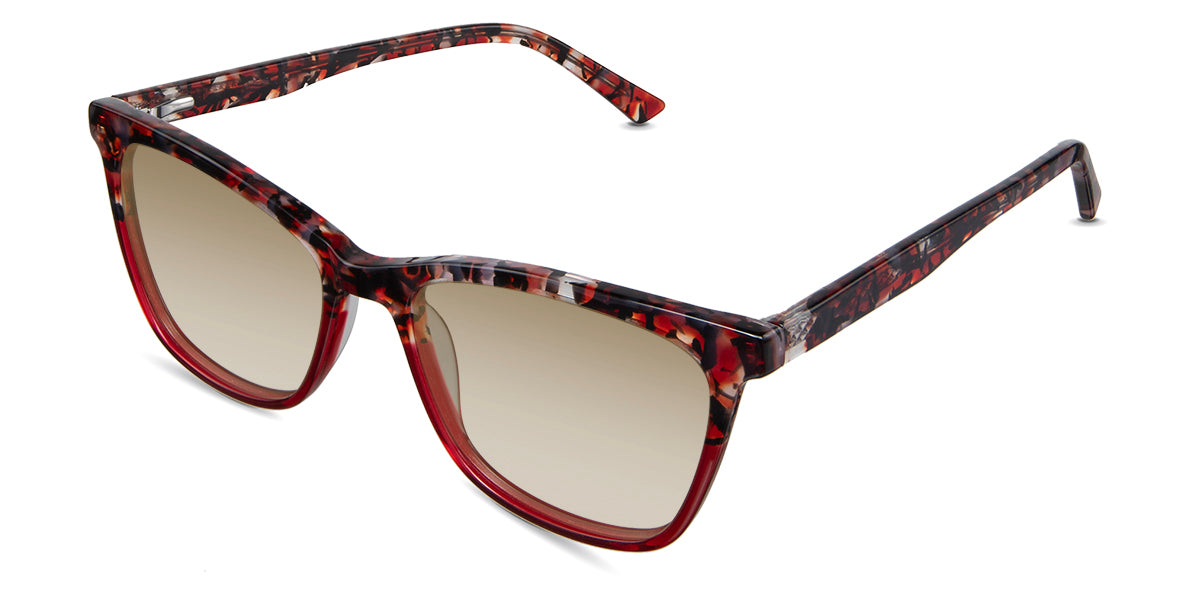 Stylish Paisley Print Women's Prescription Sunglasses – UV Protection, Lightweight & Comfortable for Driving, Outdoor Activities & Fashion