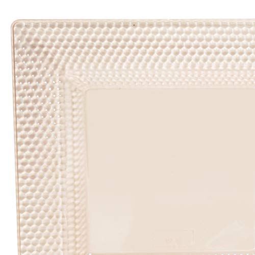 F. Square in Vitro Clear Blush / Peach