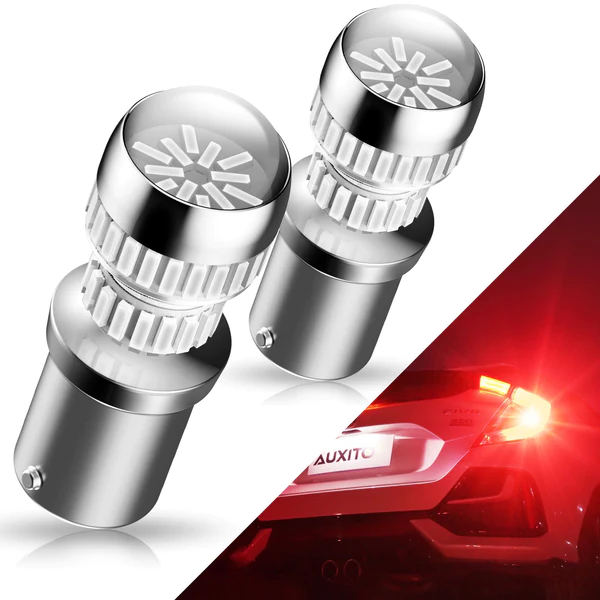 2000-2006 Jeep Wrangler Rear Turn Signal Light - 1157 LED Bulb Red - High Visibility Brake Light Replacement for Off-Road & Night Driving Safety