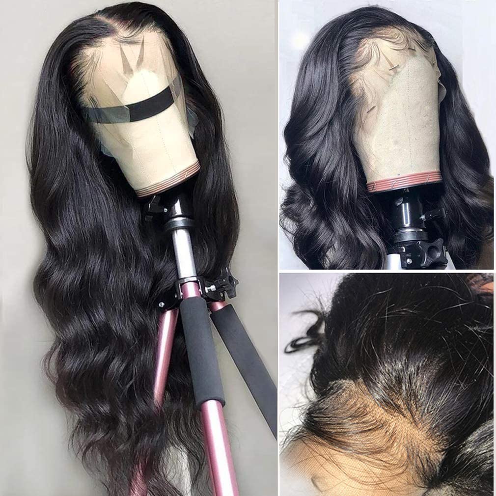 Foreverlove 13x4 Lace Front Wig 100% Brazilian Virgin Human Hair | 200% Density Transparent Lace Wig for Black Women (28 Inch) | Perfect for Daily Wear, Special Occasions & Protective Styling