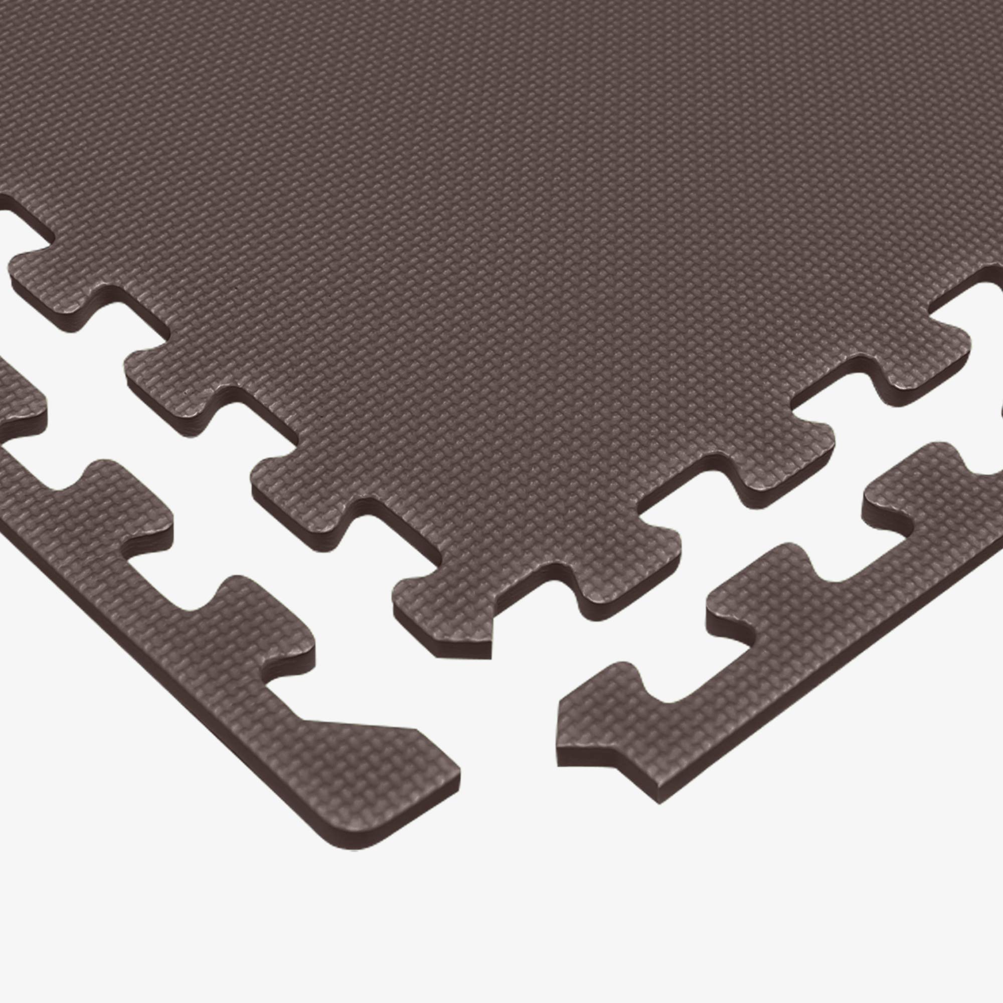 3/8 Inch Thick High-Density Exercise Floor Mat - Non-Slip Gym Mats for Home Workouts, Yoga & Fitness - Ideal for Home Gym, Garage Workouts & Martial Arts Training