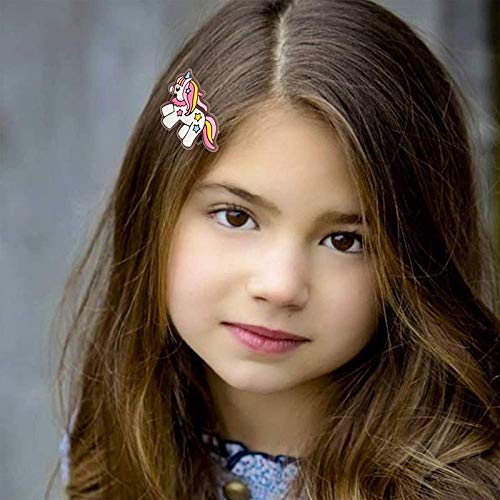 10 Pcs Cute Baby Hair Clips - Ice Cream & Unicorn Hair Barrettes for Girls, Infants, Toddlers & Teens - Perfect for Parties, School & Daily Styling