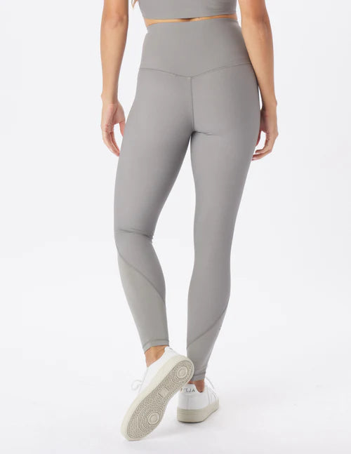Glyder Women's Tone Up Sculpting Leggings - Silver Fog Grey | High Waist Yoga Pants for Workout, Running & Lounge Wear | Butt Lifting & Tummy Control Activewear