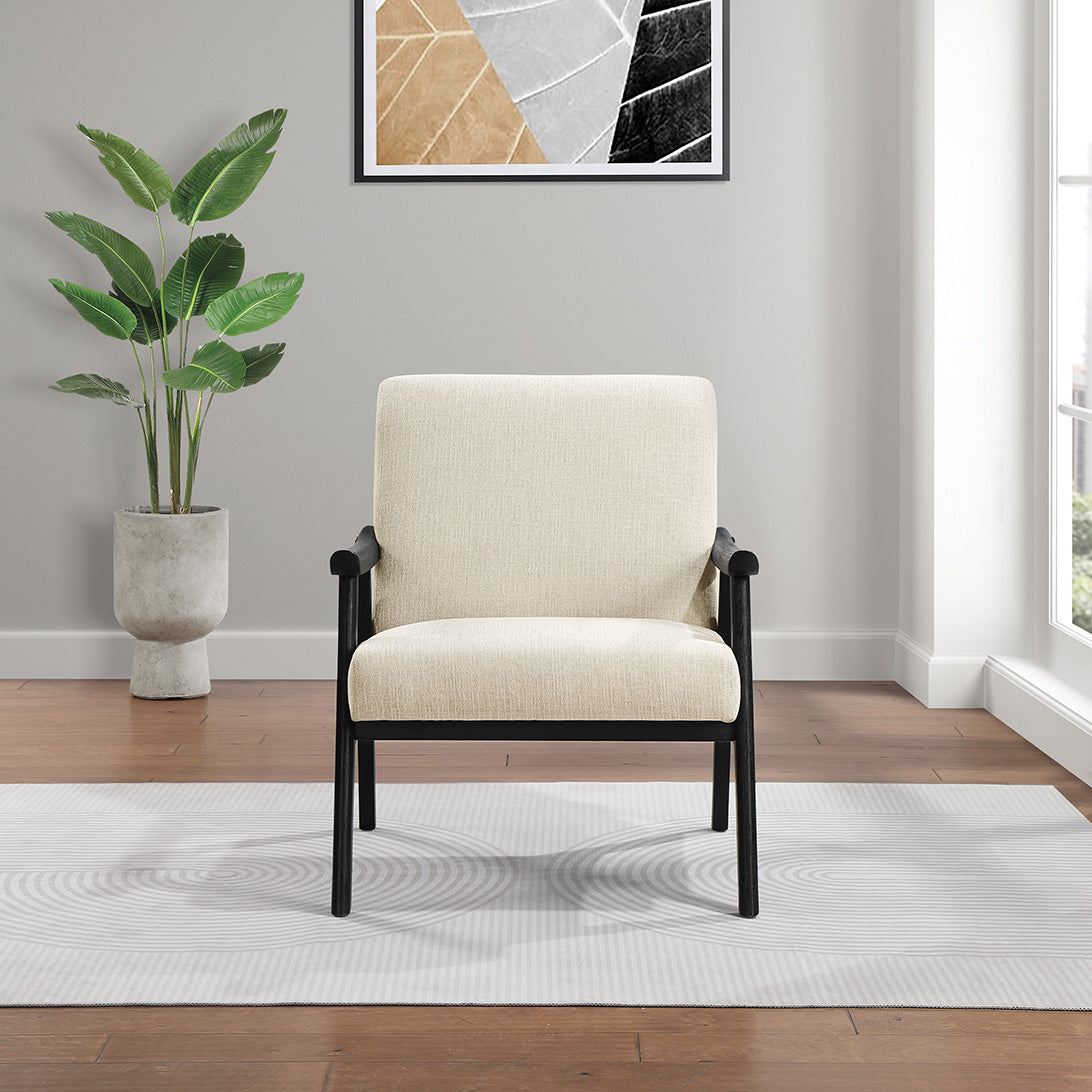Office Star Ave Six Weldon Black Frame Visitors Chair [WDN51BK] - Comfortable Guest Seating for Reception Areas, Waiting Rooms & Office Lobbies