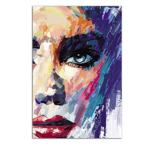 Abstract Blue Woman