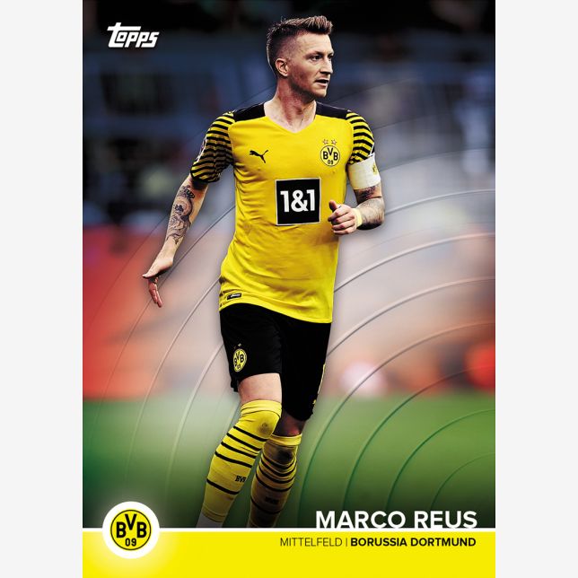 Official Topps Borussia Dortmund 2021/22 Team Set - Collectible Soccer Trading Cards for Fans & Gift Ideas