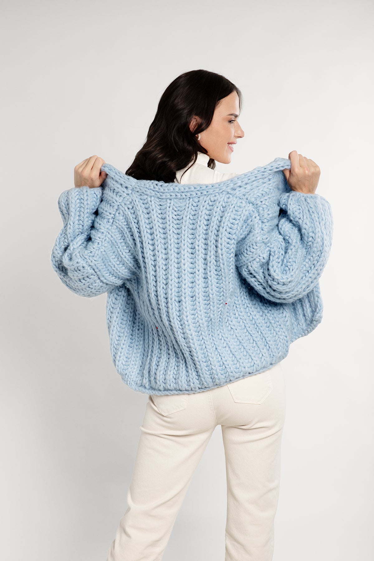 Chunky Knit Oversized Cardigan Sweater for Women - Soft Cozy Winter Sweater - Perfect for Fall & Winter Layering, Lounging at Home, and Coffee Dates