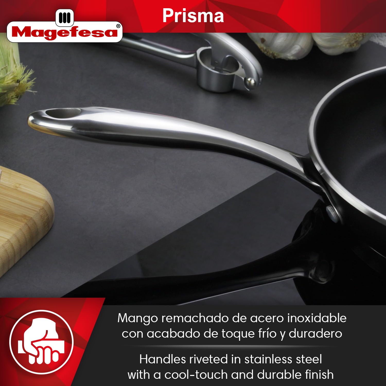 MAGEFESA Prisma Nonstick Frying Pan Set - 7.8