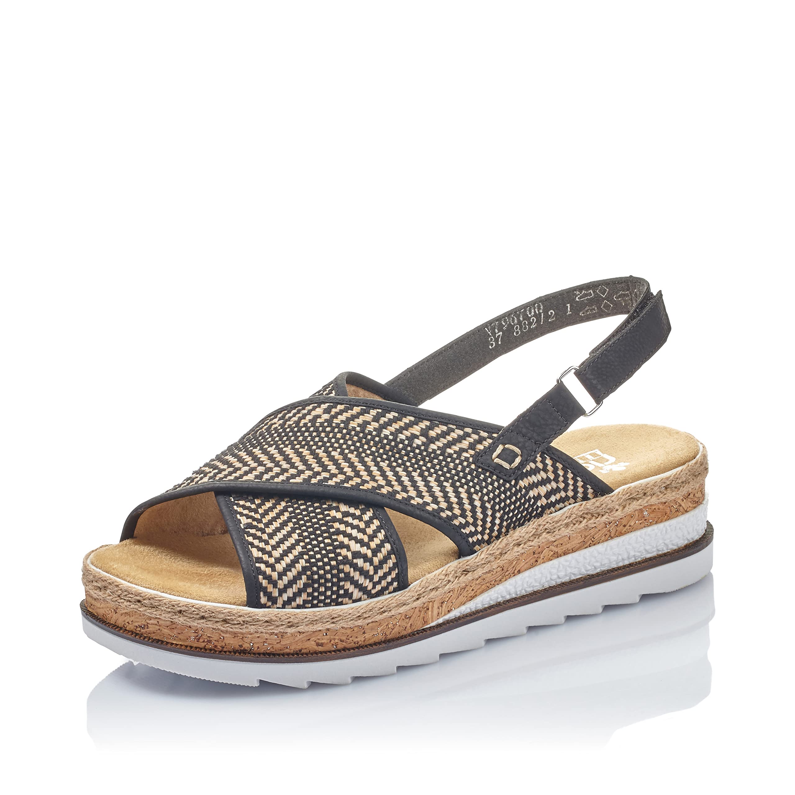Rieker Women's Comfortable Slingback Sandals - Breathable & Lightweight for Summer, Walking, and Casual Outings