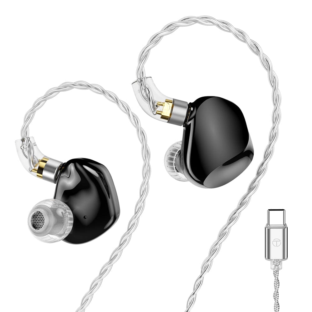 TRN VX Pro+ Hybrid In-Ear Earphones with 1 Dynamic Driver + 8 Balanced Armatures - HiFi Sound for Music, Gaming & Audiophiles