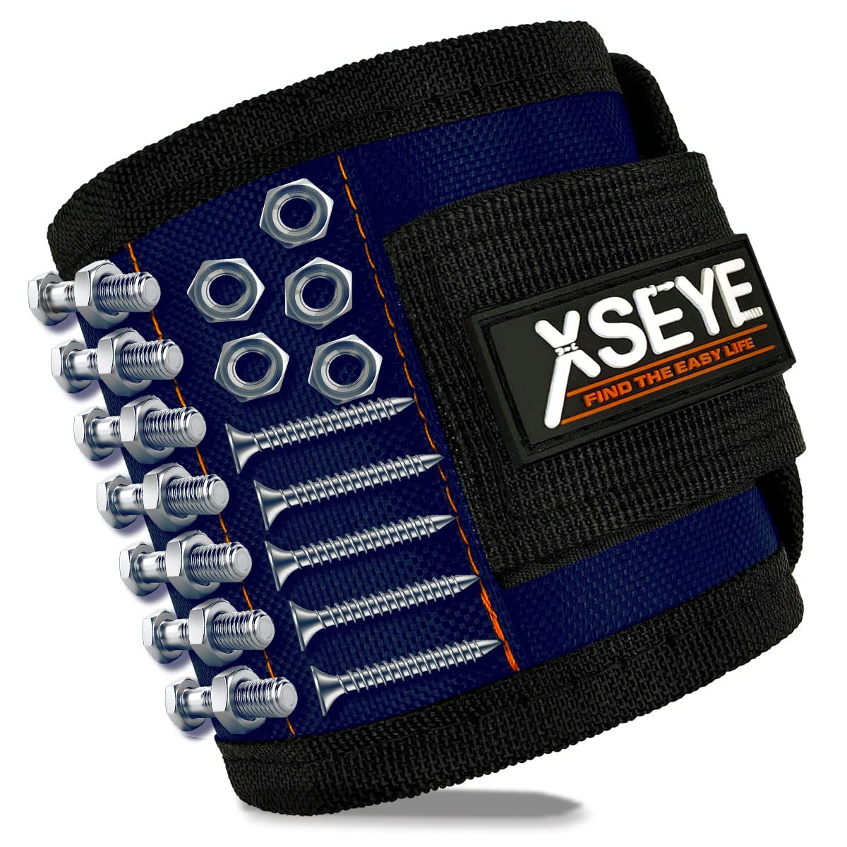 Men's Magnetic Wristband Tool Holder - Valentine's Day, Birthday & Anniversary Gift for Dad, Husband, Boyfriend - Handyman & Electrician Gadget for Screws & Small Parts - Perfect for DIY Projects & Home Repairs