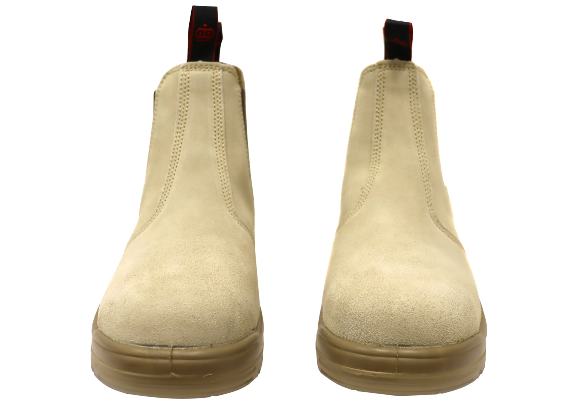 KingGee Men's Flinders Suede Steel Toe Work Boots with Gusset - Durable Safety Footwear for Construction, Warehouse & Outdoor Work
