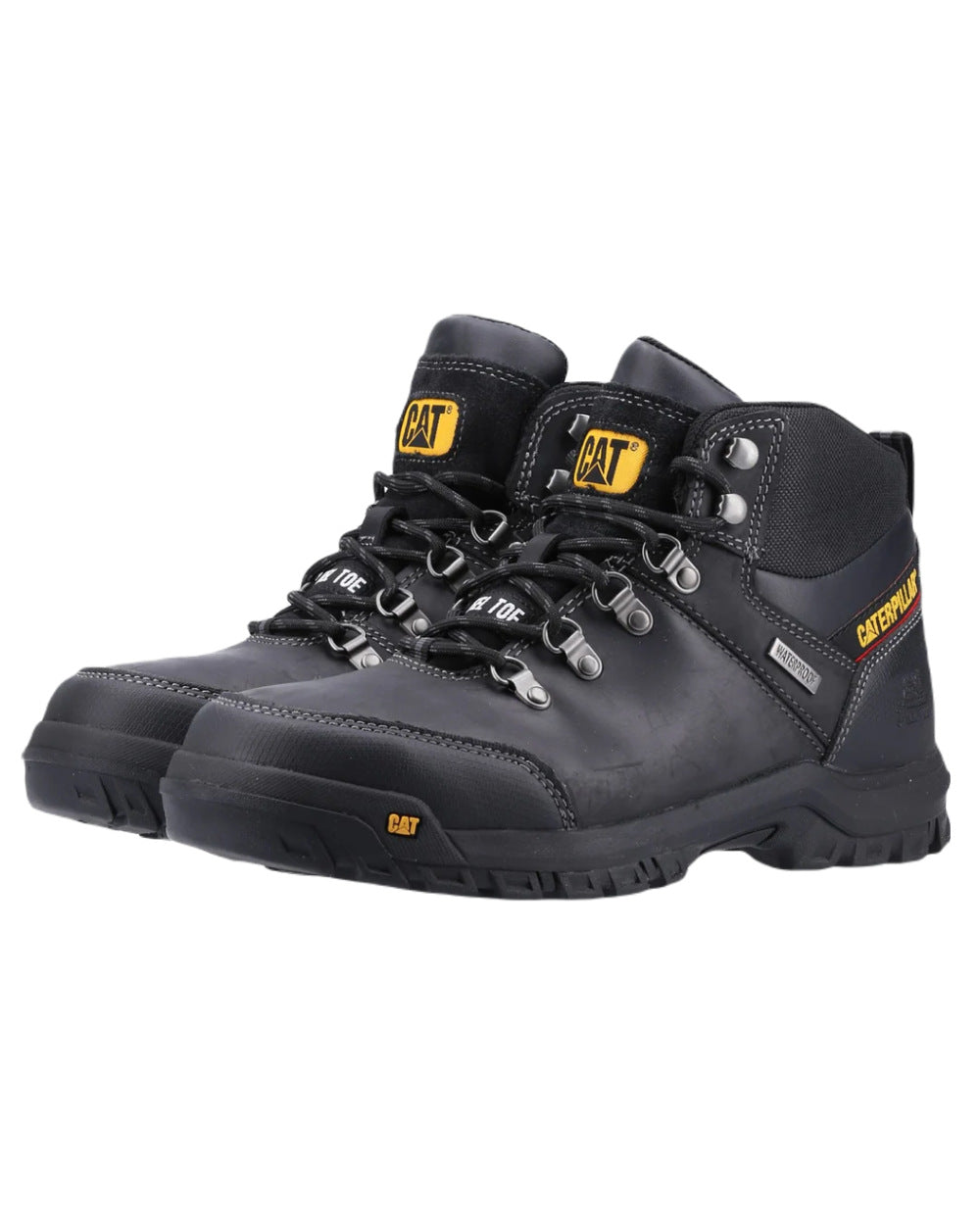 Caterpillar ST S3 HRO SRA Safety Work Boots - Steel Toe, Slip & Oil Resistant - Ideal for Construction, Warehouse & Industrial Work