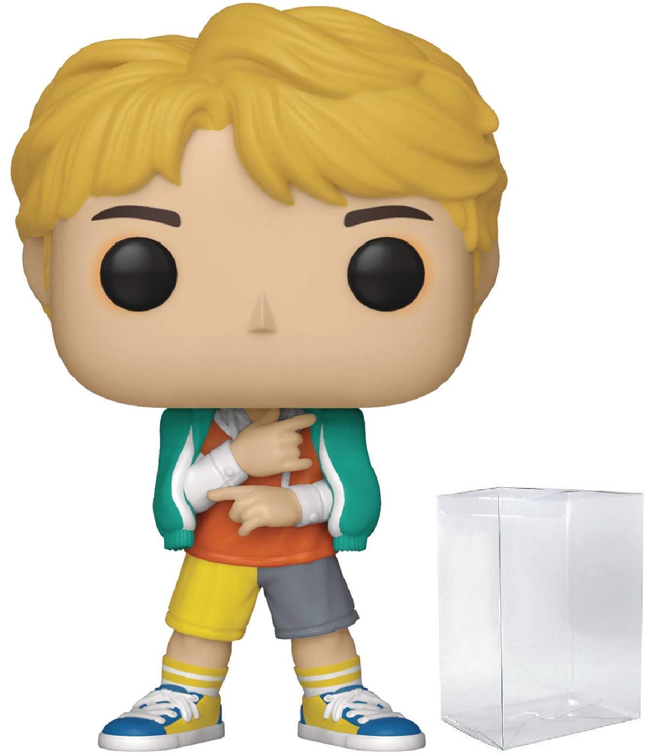 BTS RM Pop! Vinyl Figure by Funko - Official Collectible with Pop Box Protector Case - Perfect for K-Pop Fans, BTS Merch Collectors & Anime Figure Displays